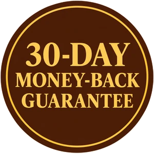 30-day money-back guarantee seal.
